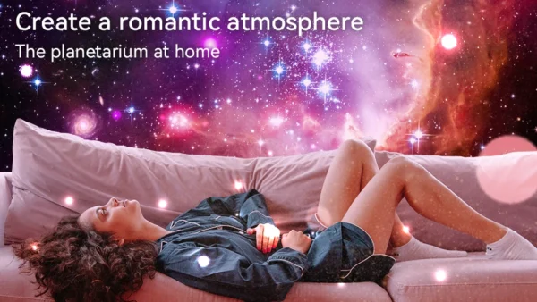 Night Light Galaxy Projector Starry Sky Projector 360° Rotate Planetarium Lamp For Kids Bedroom Valentines Day Gift Wedding Deco - Image 11