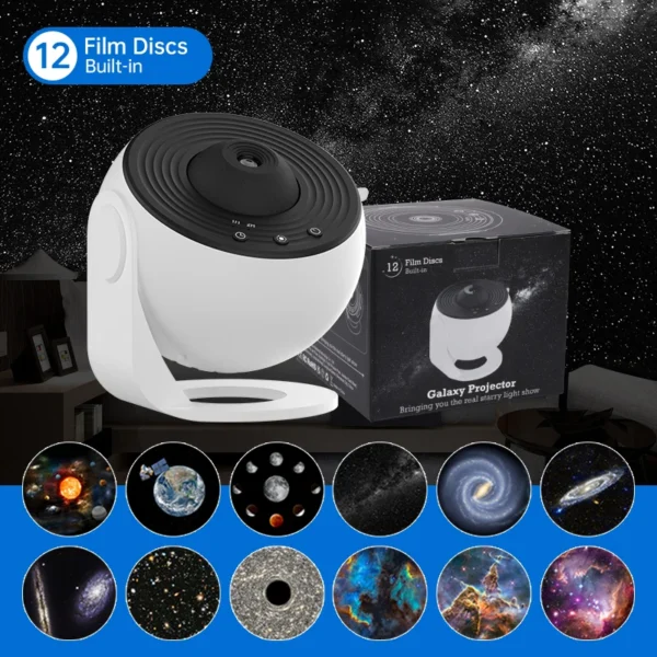 Night Light Galaxy Projector Starry Sky Projector 360° Rotate Planetarium Lamp For Kids Bedroom Valentines Day Gift Wedding Deco - Image 8