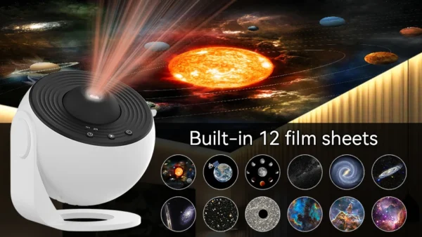 Night Light Galaxy Projector Starry Sky Projector 360° Rotate Planetarium Lamp For Kids Bedroom Valentines Day Gift Wedding Deco - Image 10