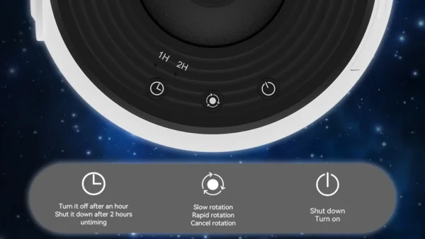 Night Light Galaxy Projector Starry Sky Projector 360° Rotate Planetarium Lamp For Kids Bedroom Valentines Day Gift Wedding Deco - Image 14