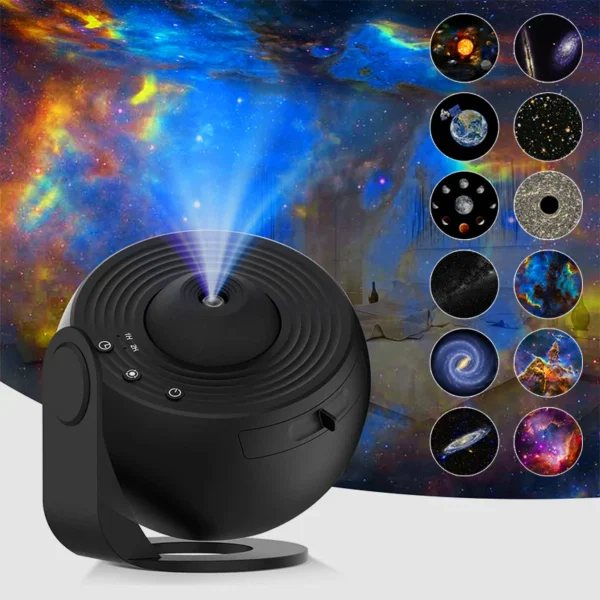 Night Light Galaxy Projector Starry Sky Projector 360° Rotate Planetarium Lamp For Kids Bedroom Valentines Day Gift Wedding Deco - Image 7