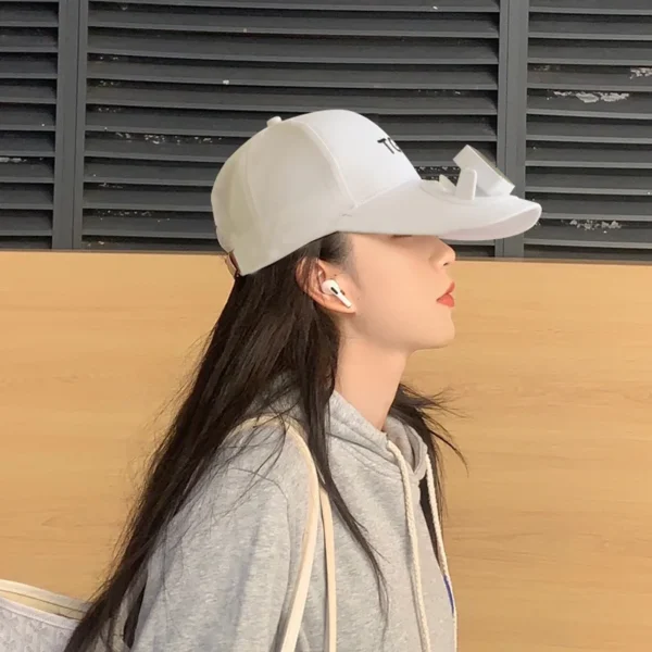 Men Women Hat Solar Energy&USB Charging Fan CapBaseball Hats with Cooling Fan Sun Protection Casual Outdoor - Image 5