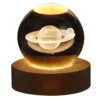 USB Night Light LED Crystal Ball 3D Moon Planet Galaxy Decor for Home Table Lamp Table Lamp Party Toys for Kids Adult Xmas Gifts - Image 16