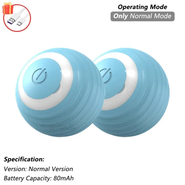 Cat Interactive Ball Toy, Automatic Rolling Ball with Tail, Rechargeable Smart Pet Interactive Toy, Intelligent Mouse for Cat - Image 19
