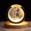 USB Night Light LED Crystal Ball 3D Moon Planet Galaxy Decor for Home Table Lamp Table Lamp Party Toys for Kids Adult Xmas Gifts - Image 9
