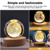 USB Night Light LED Crystal Ball 3D Moon Planet Galaxy Decor for Home Table Lamp Table Lamp Party Toys for Kids Adult Xmas Gifts - Image 4