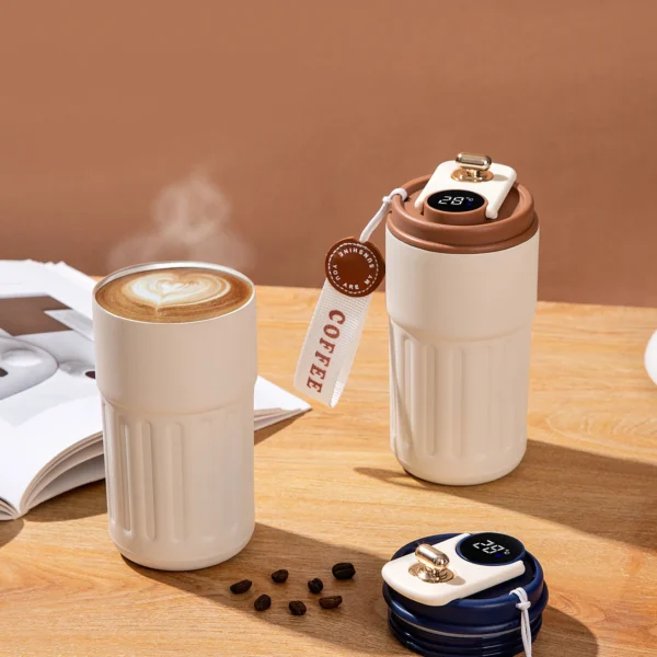 Smart Thermos Bottle LED Temperature Display Coffee Cup 316 Stainless Steel Tumbler Mug Portable Vacuum Flasks Thermoses - Image 2