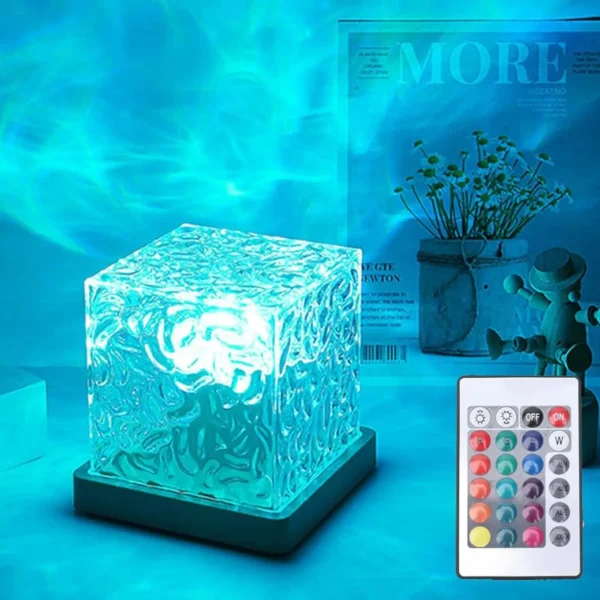 Ocean Wave Projector Light 16 Colors Midnight Aura Aurora Glow Lamp Home Office Bar Restaurant Underwater Projector Night Light - Image 10