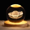 USB Night Light LED Crystal Ball 3D Moon Planet Galaxy Decor for Home Table Lamp Table Lamp Party Toys for Kids Adult Xmas Gifts - Image 8