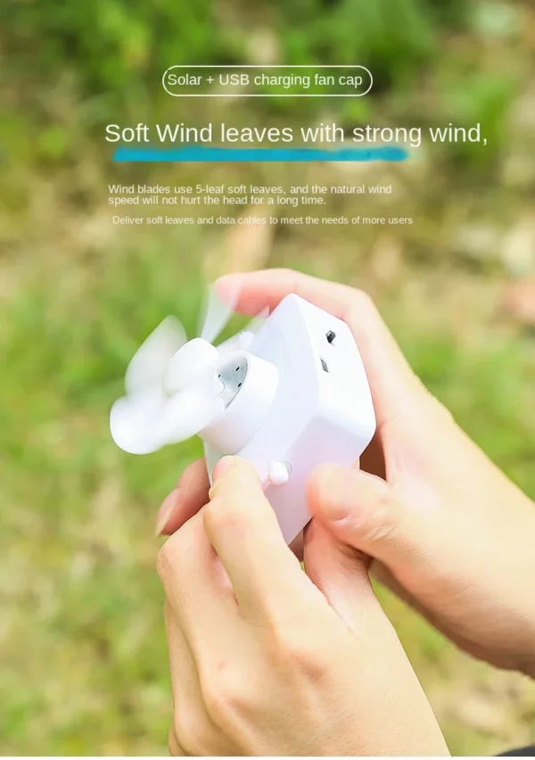 Men Women Hat Solar Energy&USB Charging Fan CapBaseball Hats with Cooling Fan Sun Protection Casual Outdoor - Image 13