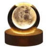 USB Night Light LED Crystal Ball 3D Moon Planet Galaxy Decor for Home Table Lamp Table Lamp Party Toys for Kids Adult Xmas Gifts - Image 15