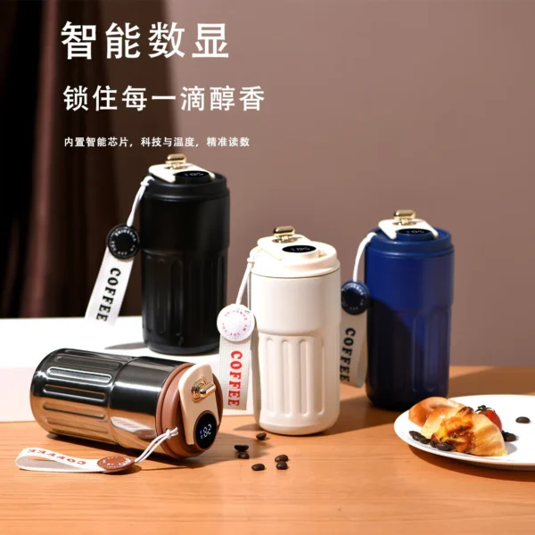 Smart Thermos Bottle LED Temperature Display Coffee Cup 316 Stainless Steel Tumbler Mug Portable Vacuum Flasks Thermoses - Image 28