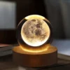 USB Night Light LED Crystal Ball 3D Moon Planet Galaxy Decor for Home Table Lamp Table Lamp Party Toys for Kids Adult Xmas Gifts - Image 13