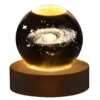 USB Night Light LED Crystal Ball 3D Moon Planet Galaxy Decor for Home Table Lamp Table Lamp Party Toys for Kids Adult Xmas Gifts - Image 17